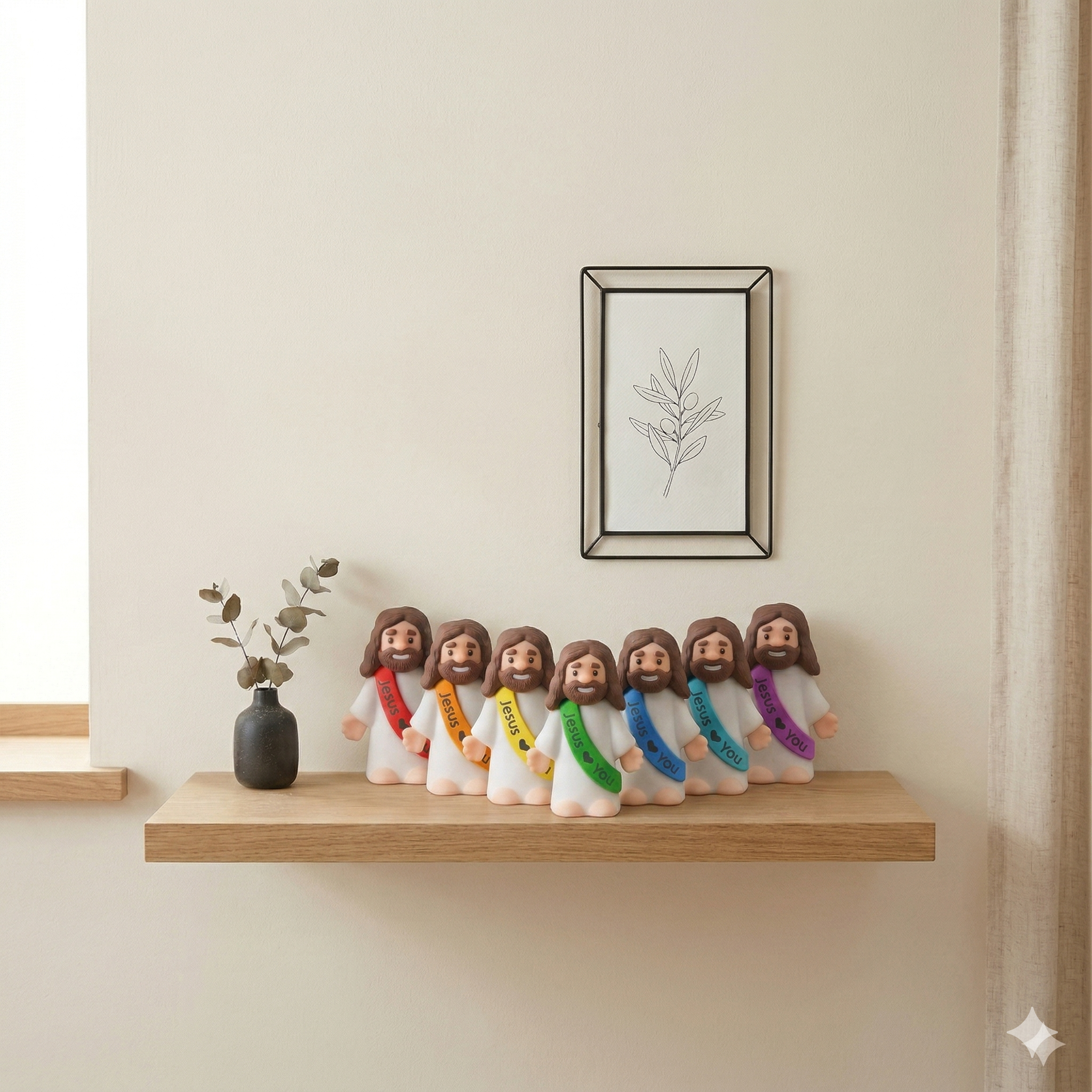 Little Jesus Figures (Random Color)